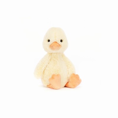 Jellycat Bashful Duckling Farmyard USA | 24610UWAY